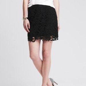 Banana Republic Lace Crochet Mini Skirt